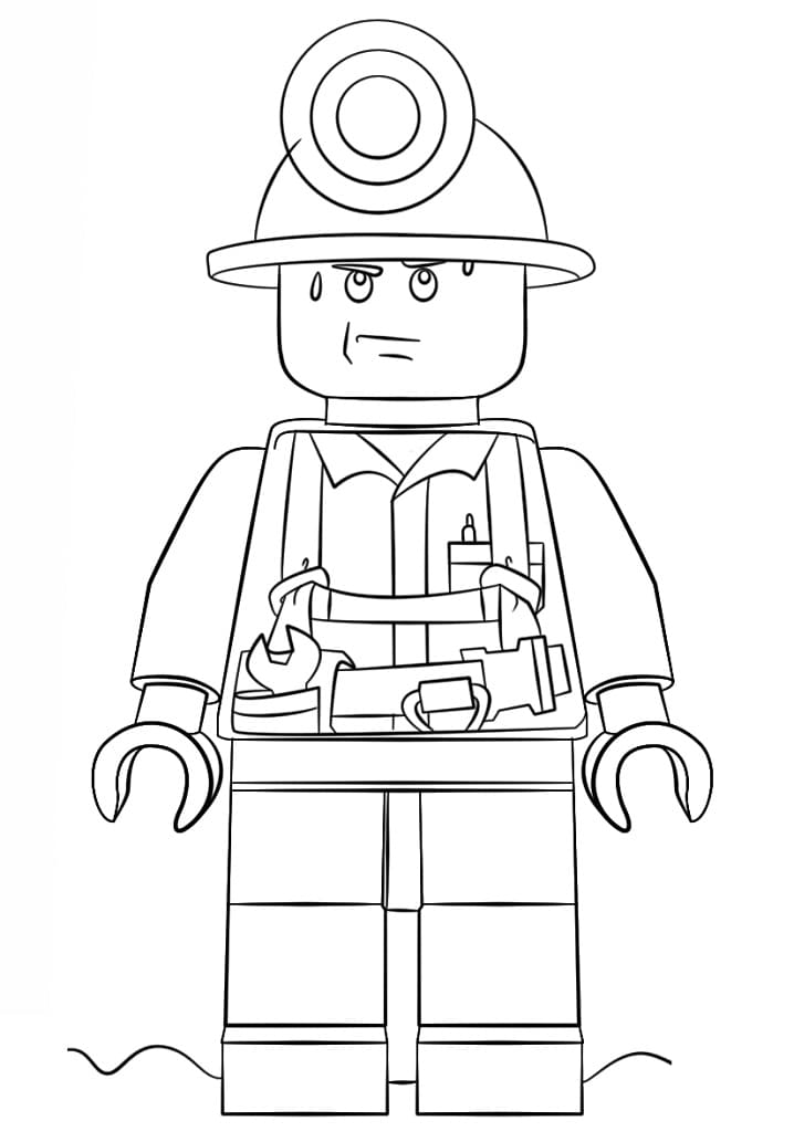 Free printable LEGO City coloring page #200448 from Toys and Games collection