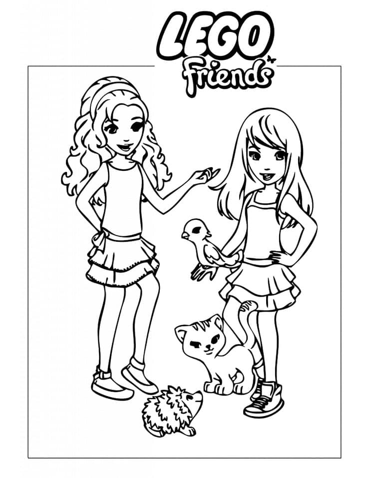 Free printable Lego Friends coloring page #179401 from Toys and Games collection