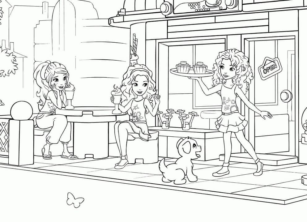 Free printable Lego Friends coloring page #179403 from Toys and Games collection