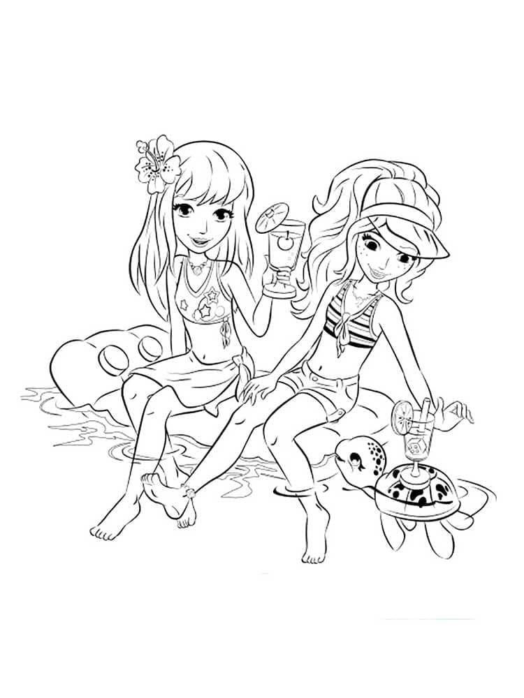 Free printable Lego Friends coloring page #179408 from Toys and Games collection