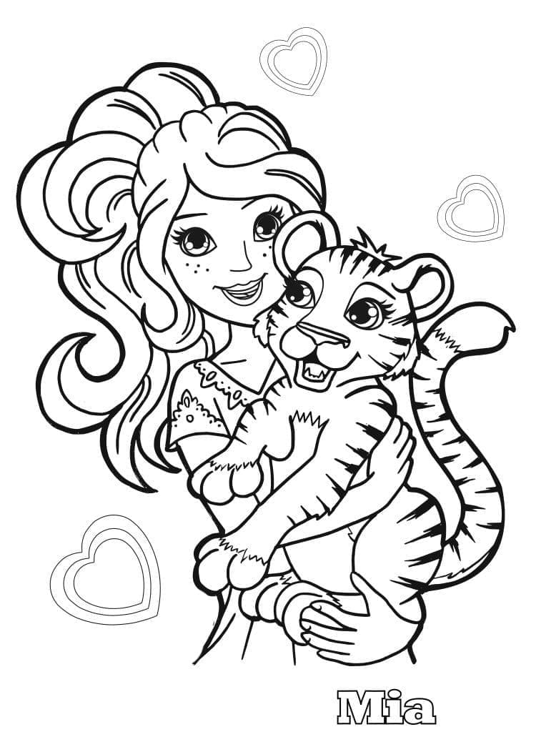 Free printable Lego Friends coloring page #179419 from Toys and Games collection