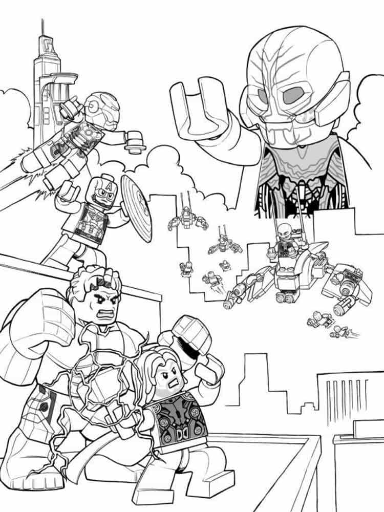Free printable LEGO Marvel coloring page #200386 from Toys and Games collection Free printable LEGO Marvel coloring page #200386 from Toys and Games collection