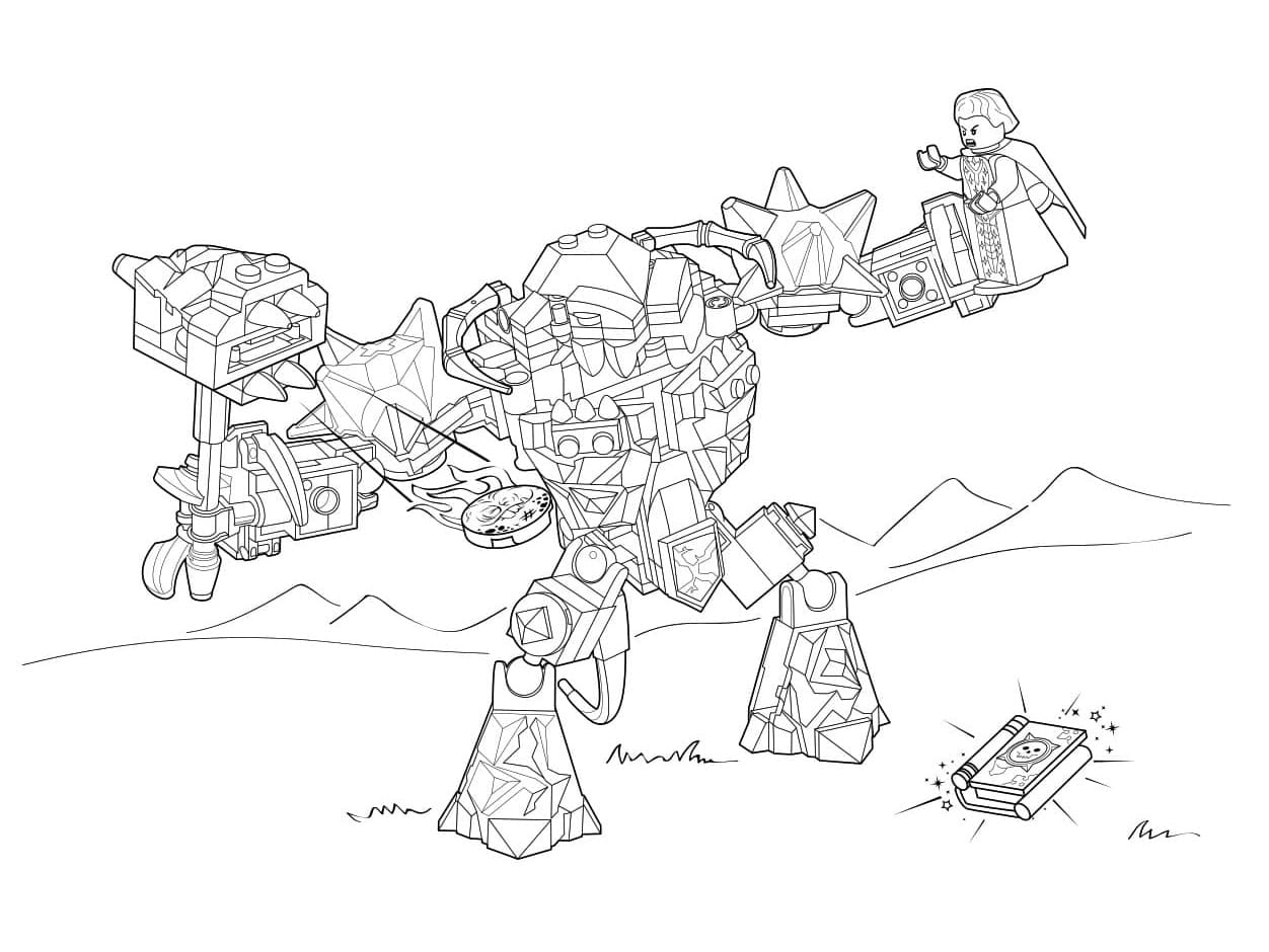 Free printable LEGO Nexo Knights coloring page #199162 from Toys and Games collection