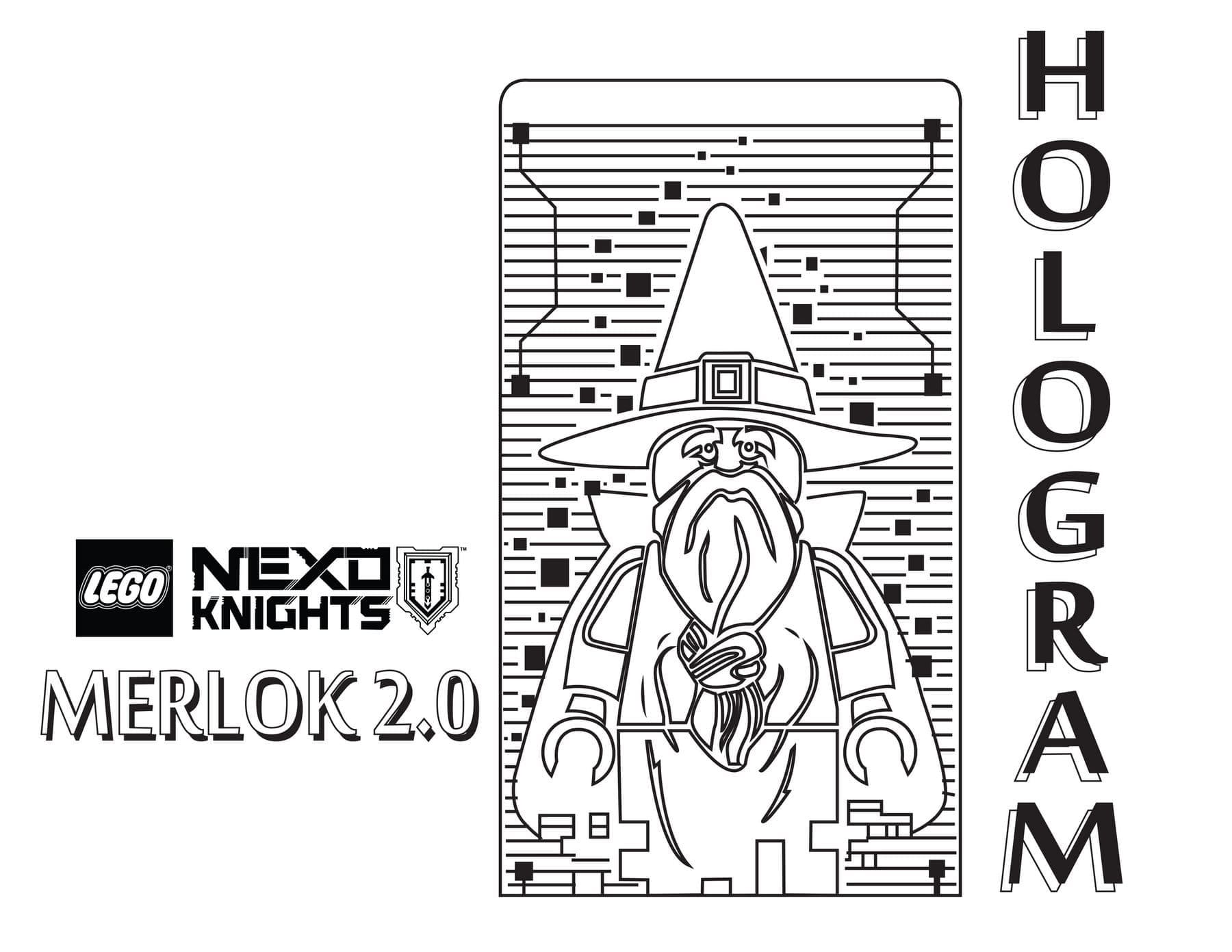 Free printable LEGO Nexo Knights coloring page #199166 from Toys and Games collection
