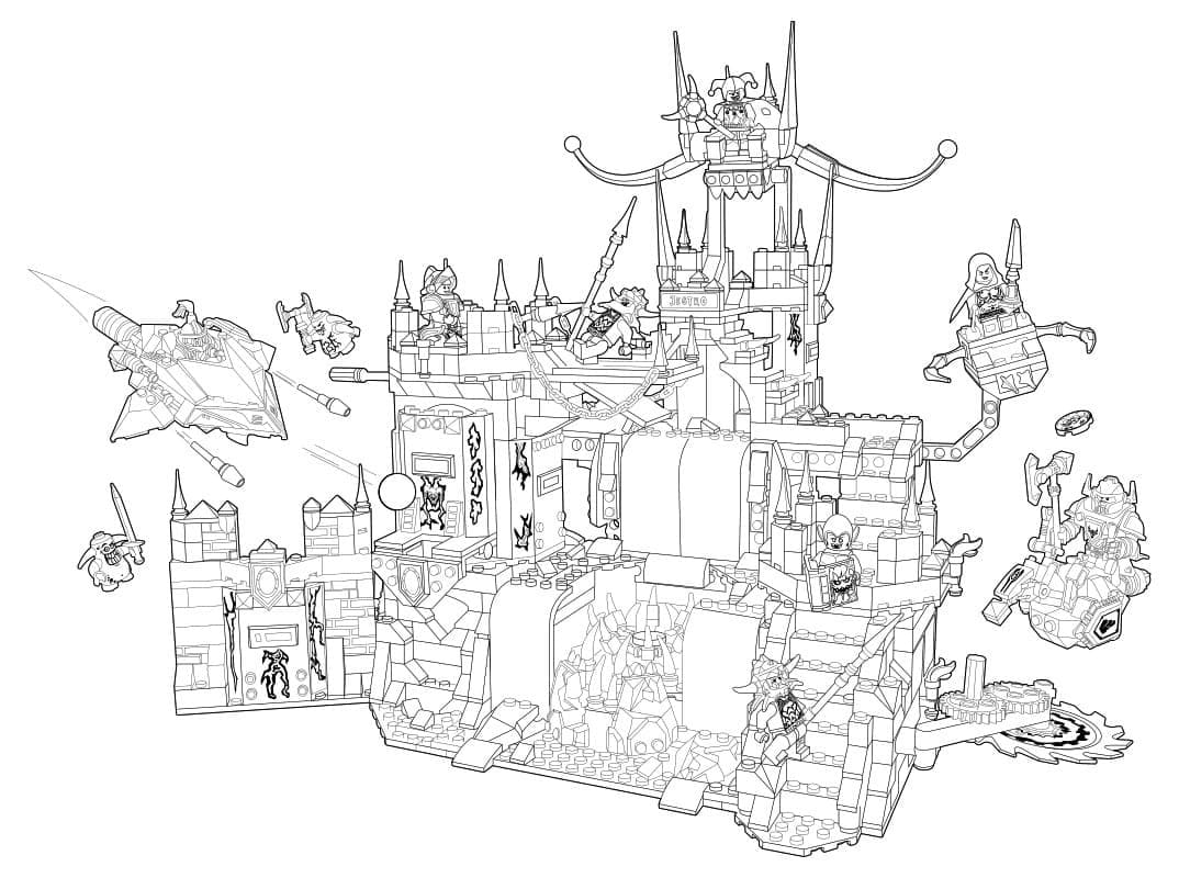 Free printable LEGO Nexo Knights coloring page #199167 from Toys and Games collection