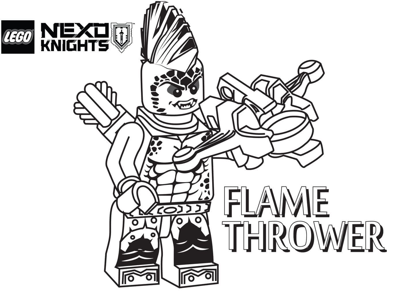 Free printable LEGO Nexo Knights coloring page #199169 from Toys and Games collection