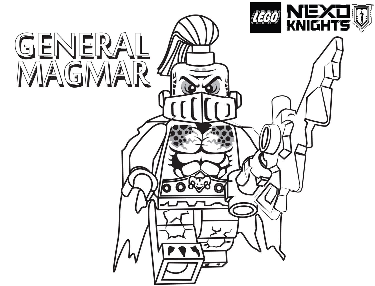 Free printable LEGO Nexo Knights coloring page #199174 from Toys and Games collection
