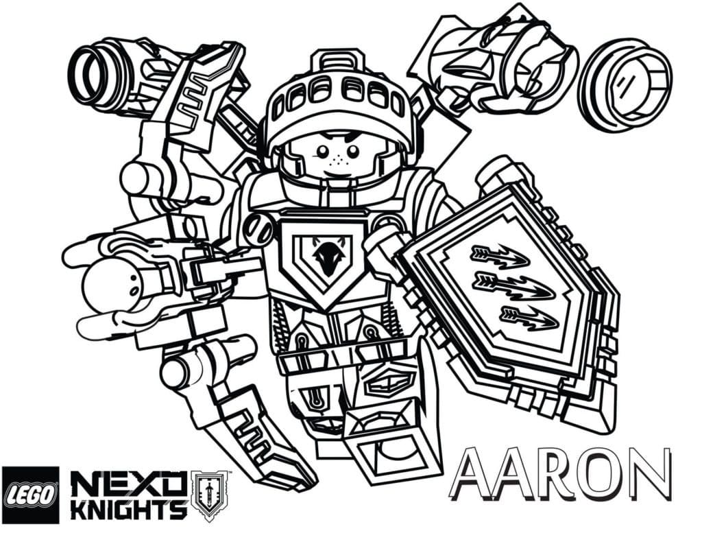 Free printable LEGO Nexo Knights coloring page #199177 from Toys and Games collection