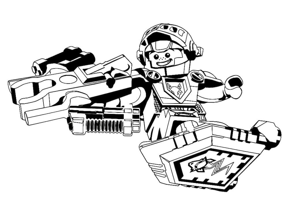 Free printable LEGO Nexo Knights coloring page #199186 from Toys and Games collection