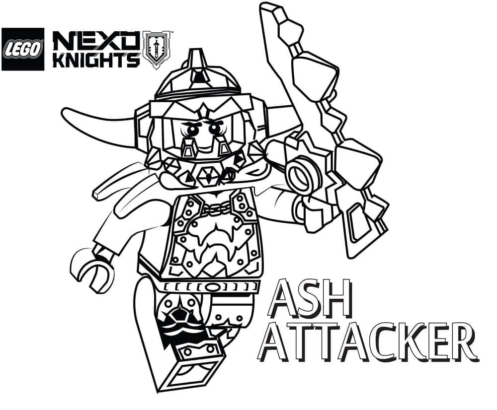 Free printable LEGO Nexo Knights coloring page #199187 from Toys and Games collection
