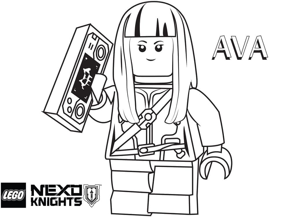 Free printable LEGO Nexo Knights coloring page #199188 from Toys and Games collection