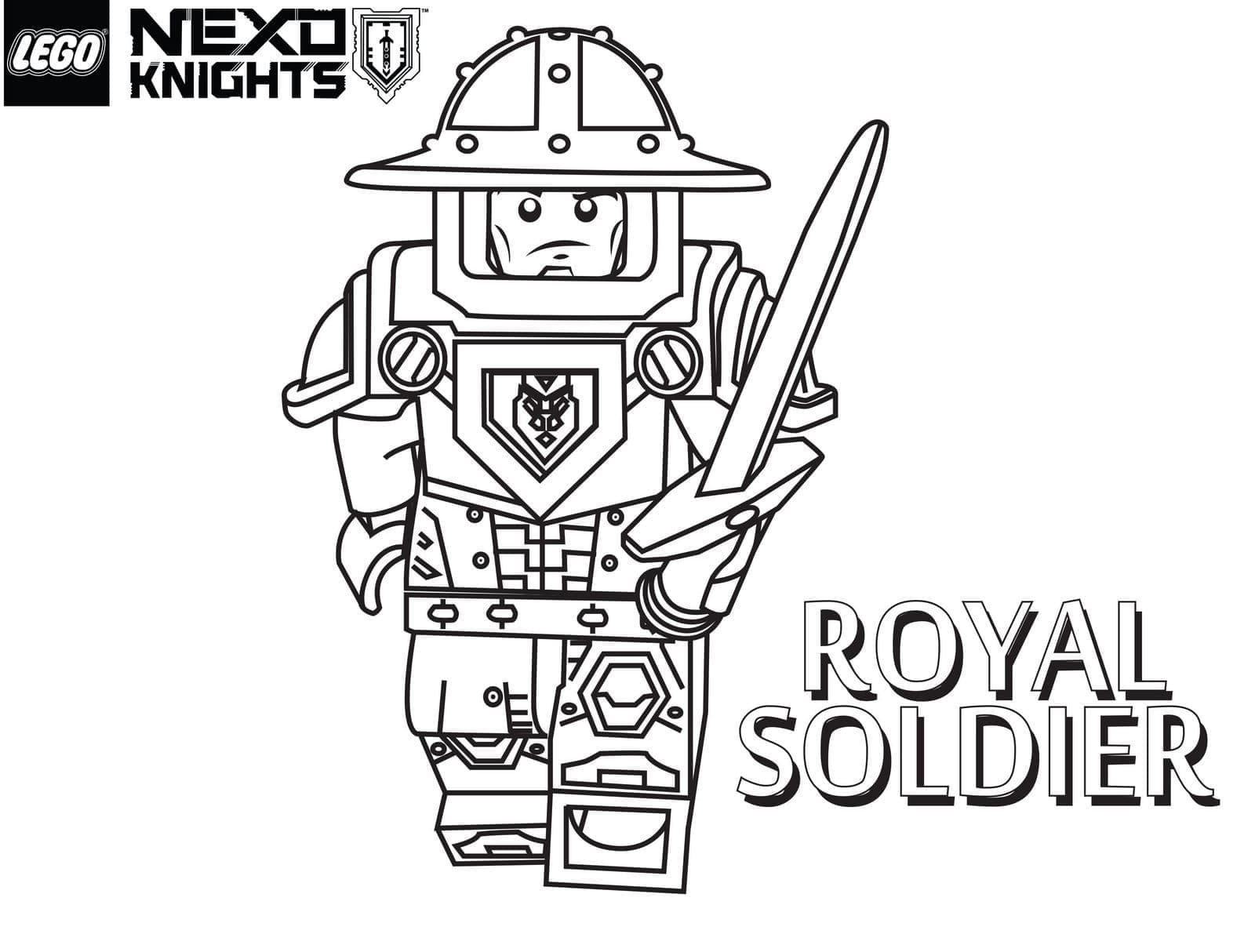 Free printable LEGO Nexo Knights coloring page #199207 from Toys and Games collection