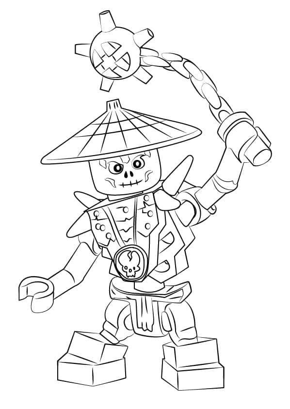 Free printable LEGO Ninjago coloring page #171069 from Toys and Games collection