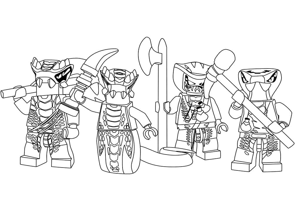 Free printable LEGO Ninjago coloring page #171080 from Toys and Games collection