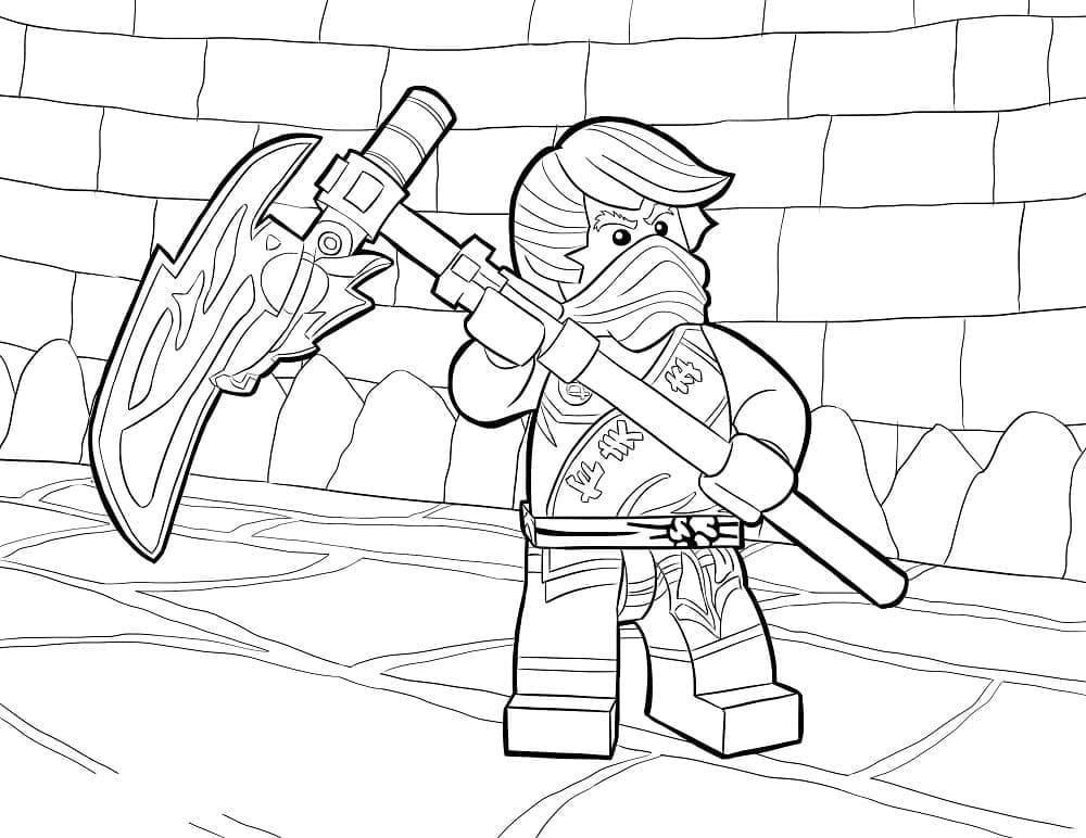 Free printable LEGO Ninjago coloring page #171096 from Toys and Games collection