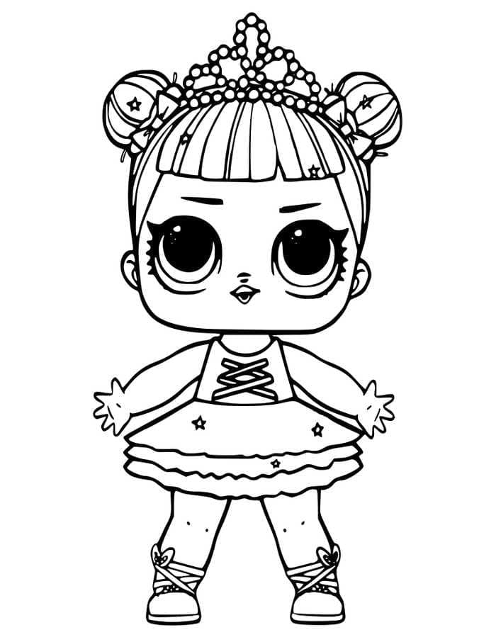 Free printable LOL Doll coloring page #176770 from Toys and Games collection