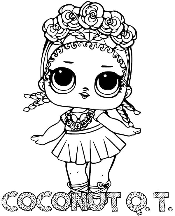 Free printable LOL Doll coloring page #176772 from Toys and Games collection