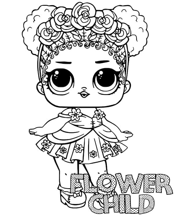 Free printable LOL Doll coloring page #176778 from Toys and Games collection