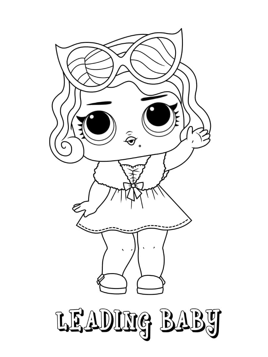 Free printable LOL Doll coloring page #176786 from Toys and Games collection