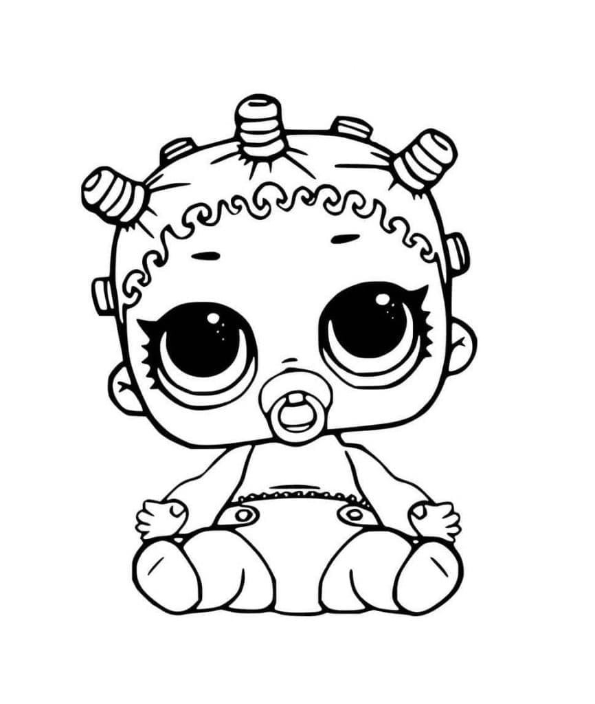 Free printable LOL Doll coloring page #176788 from Toys and Games collection