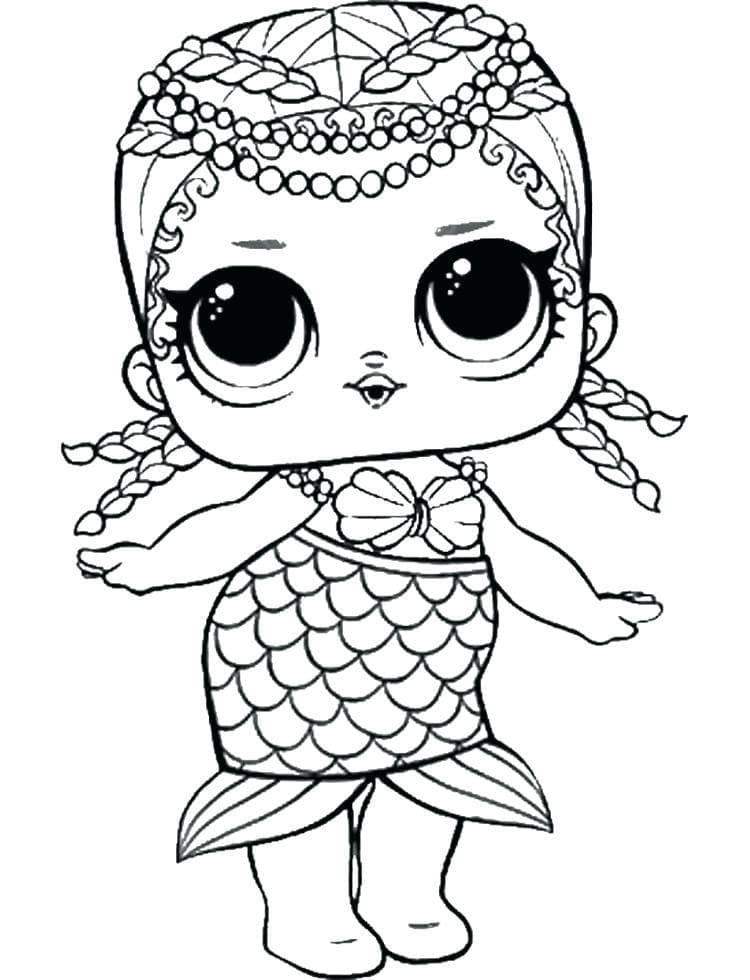 Free printable LOL Doll coloring page #176794 from Toys and Games collection