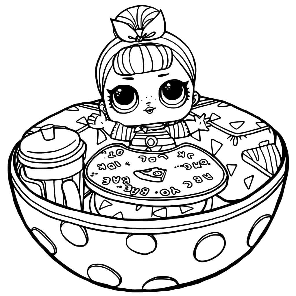 Free printable LOL Doll coloring page #176808 from Toys and Games collection