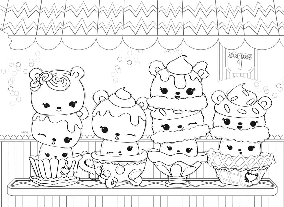 Free printable Num Noms coloring page #194947 from Toys and Games collection