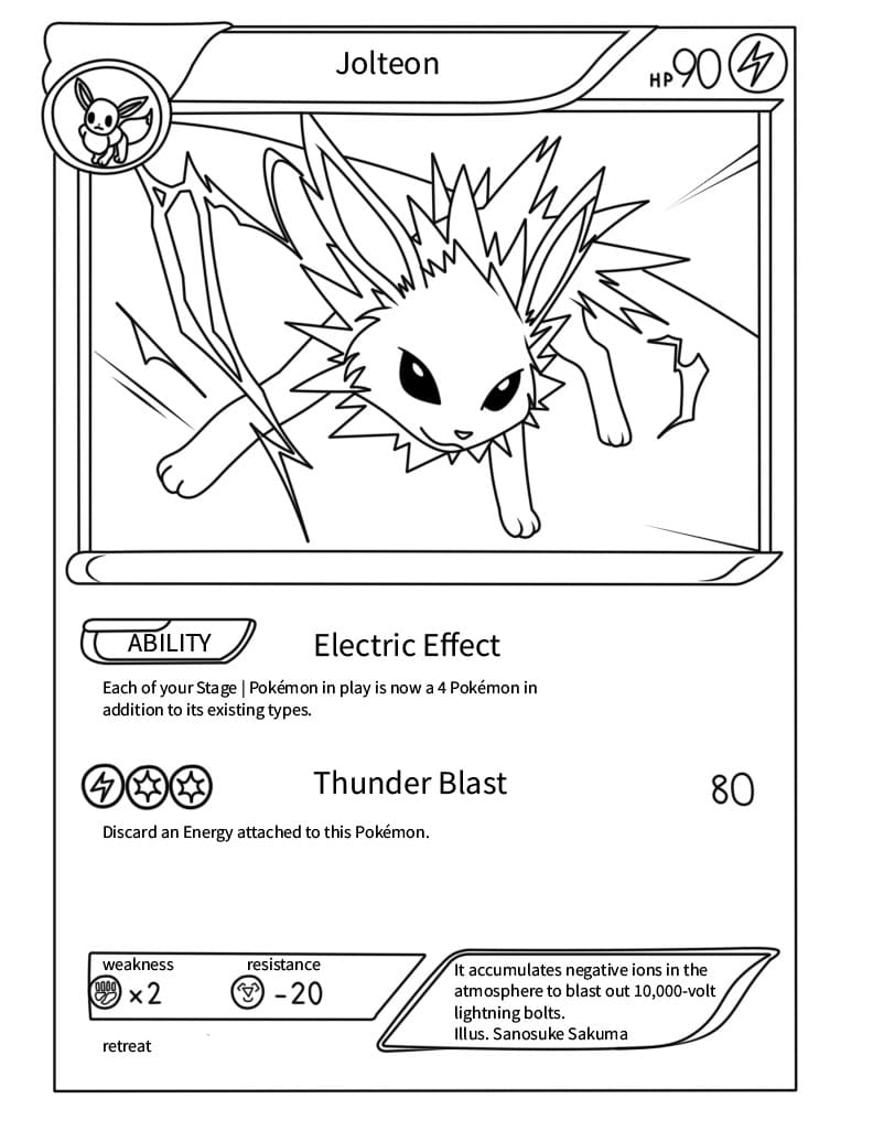 Free printable Pokemon Card coloring page #213902 from Toys and Games collection