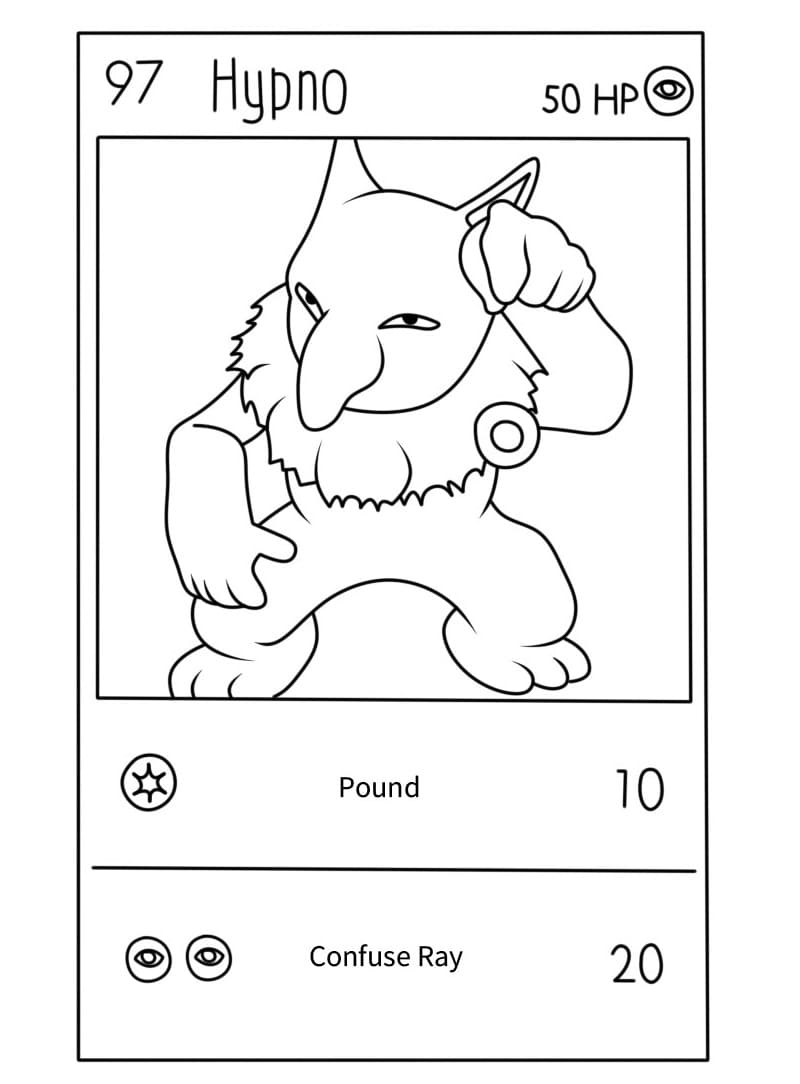 Free printable Pokemon Card coloring page #213906 from Toys and Games collection Free printable Pokemon Card coloring page #213906 from Toys and Games collection
