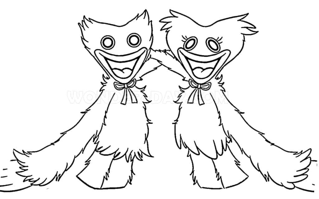 Free printable Poppy Playtime coloring page #189617 from Toys and Games collection Free printable Poppy Playtime coloring page #189617 from Toys and Games collection