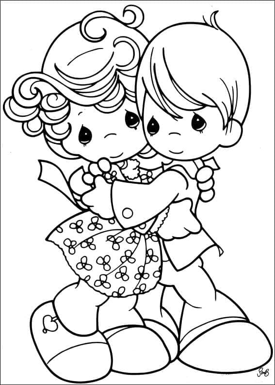 Free printable Precious Moments coloring page #213242 from Toys and Games collection