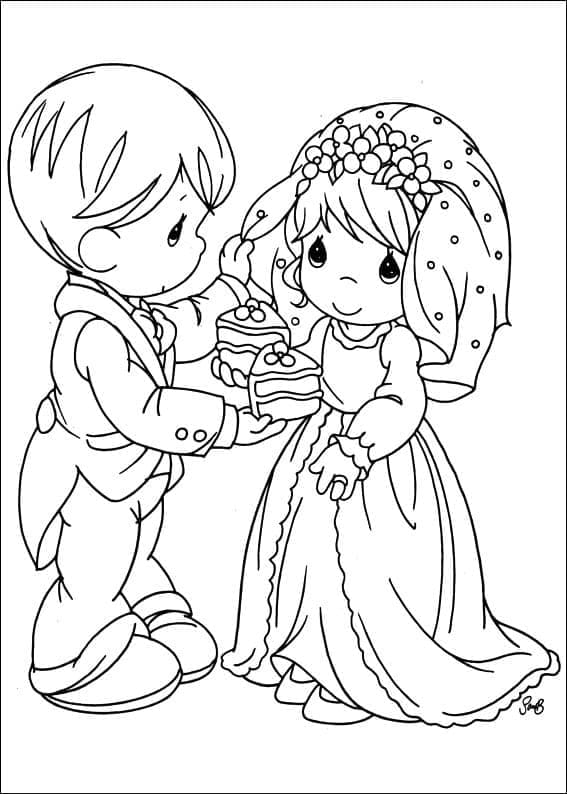 Free printable Precious Moments coloring page #213262 from Toys and Games collection