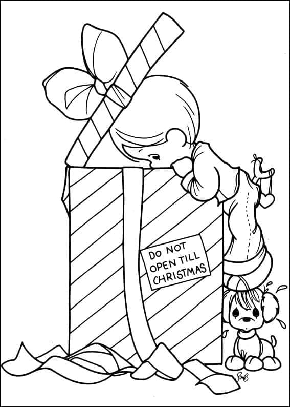 Free printable Precious Moments coloring page #213268 from Toys and Games collection