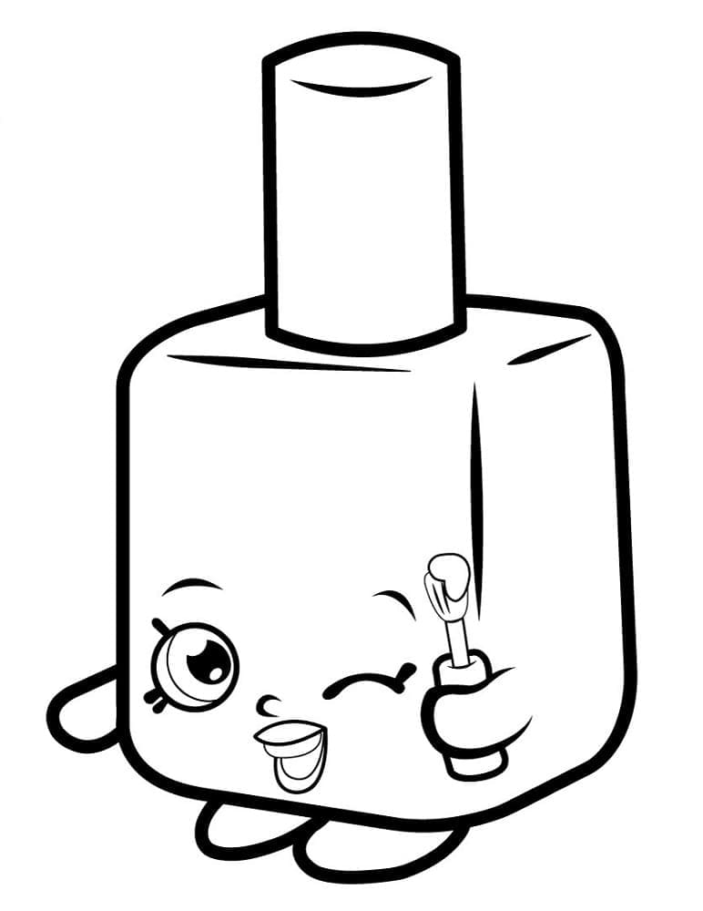 Free printable Shopkins coloring page #195816 from Toys and Games collection