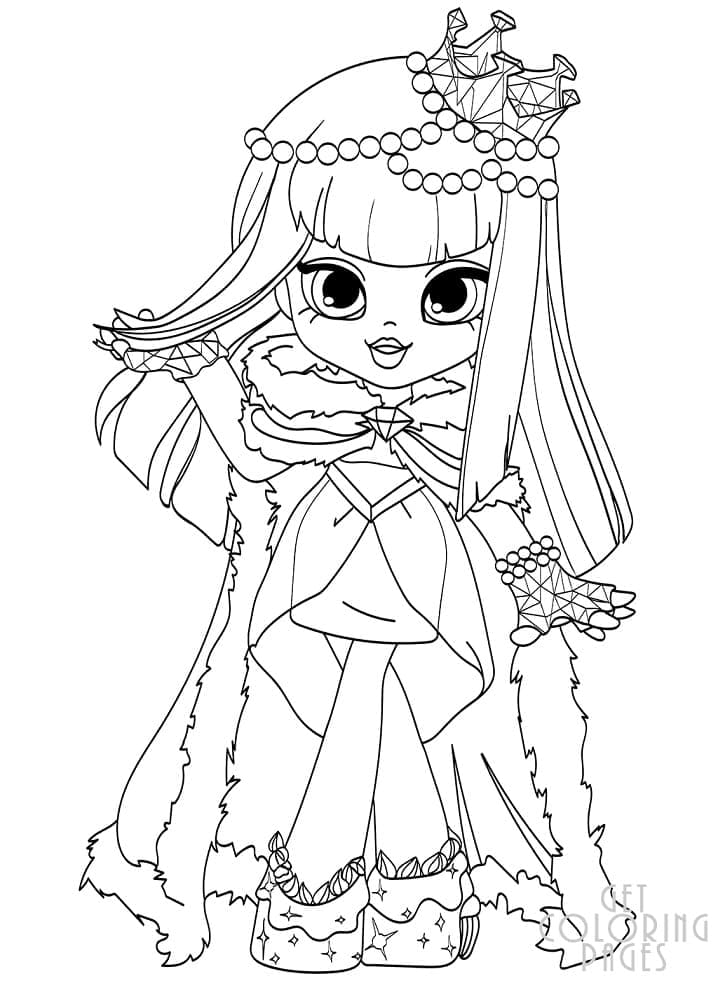 Coloring page: Shoppies Dolls (Toys and Games) #199252 - Free Printable Coloring Pages
