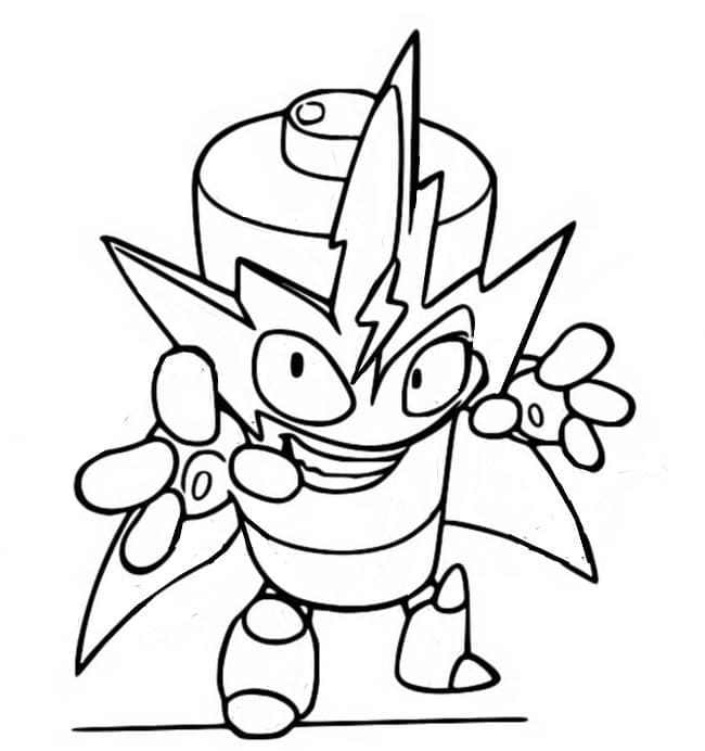 Free printable Superzings coloring page #198841 from Toys and Games collection