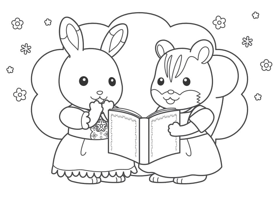 Free printable Sylvanian Families coloring page #185828 from Toys and Games collection