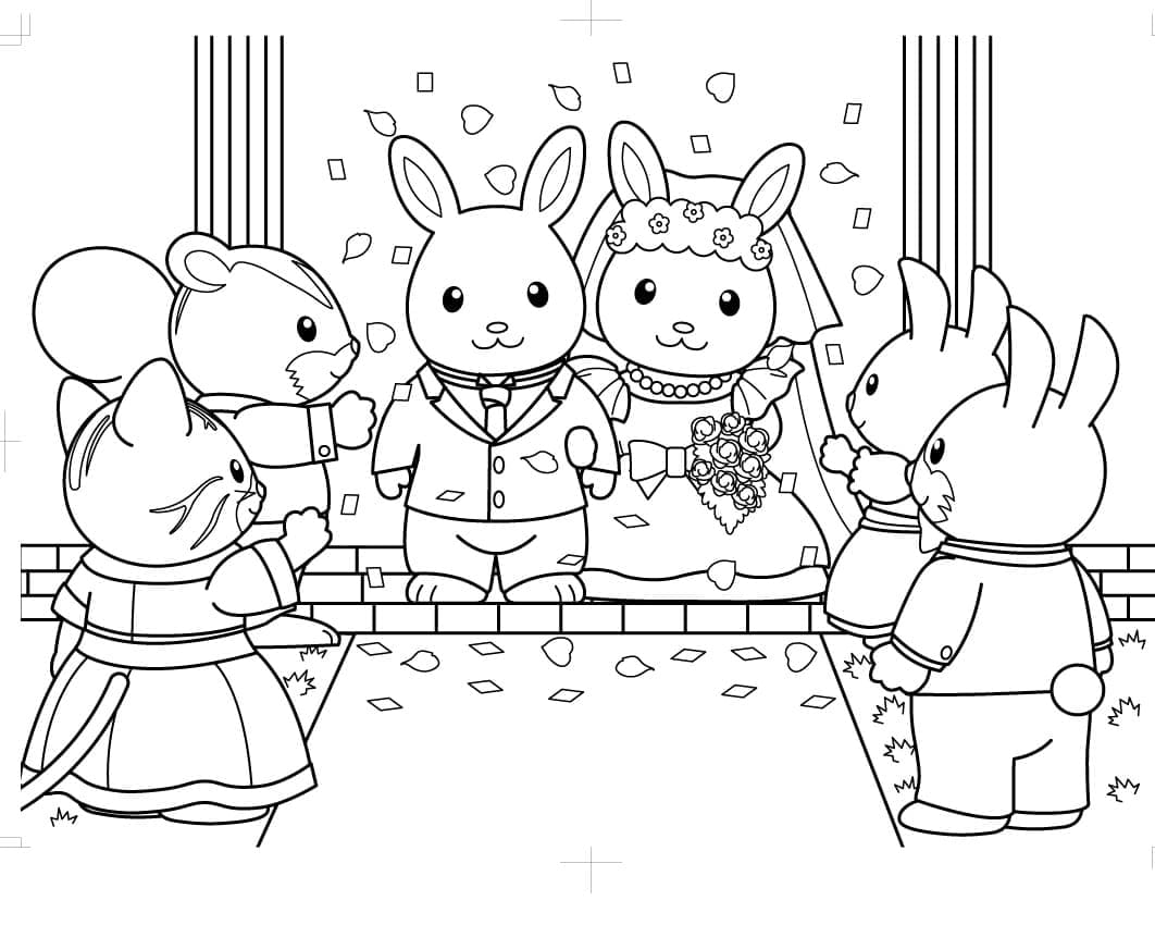 Free printable Sylvanian Families coloring page #185843 from Toys and Games collection