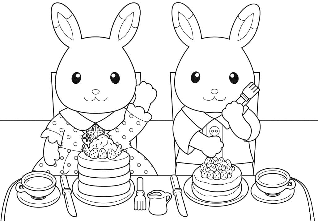Free printable Sylvanian Families coloring page #185844 from Toys and Games collection