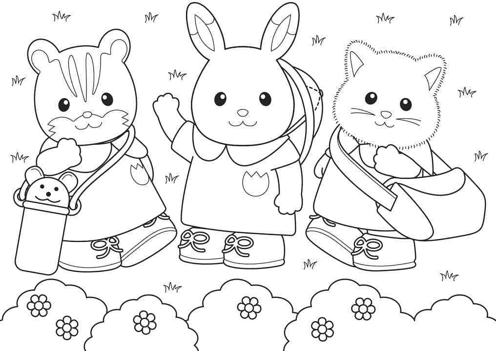 Free printable Sylvanian Families coloring page #185846 from Toys and Games collection