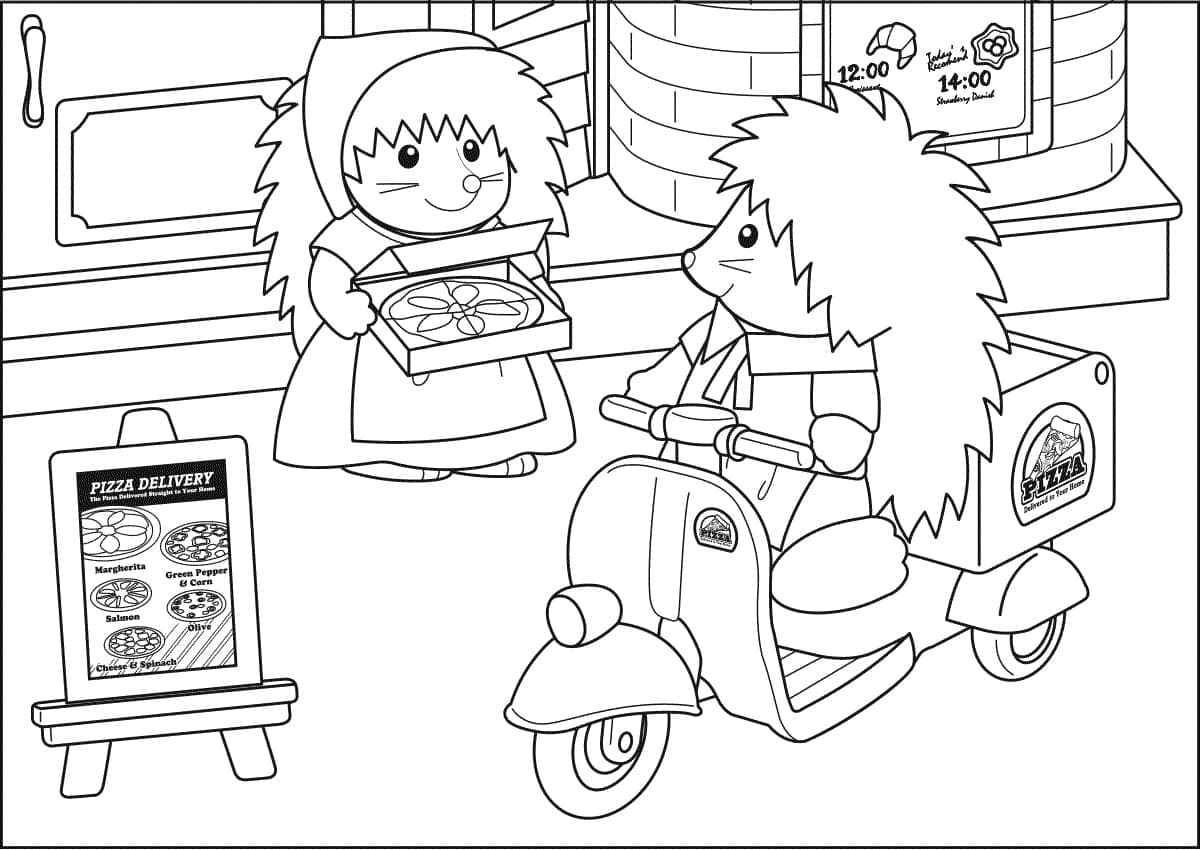 Free printable Sylvanian Families coloring page #185852 from Toys and Games collection