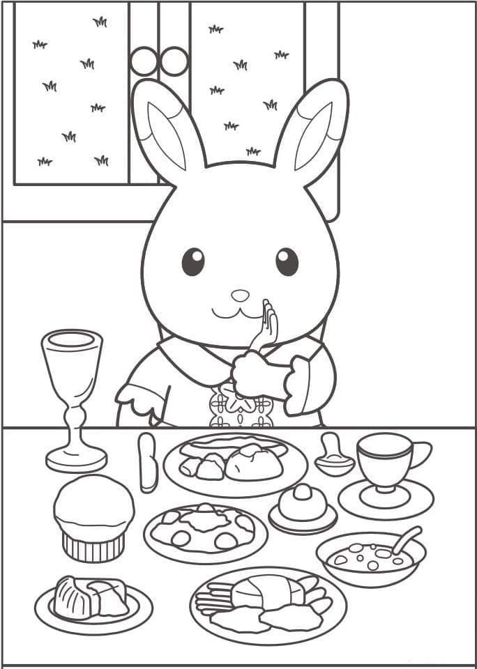 Free printable Sylvanian Families coloring page #185854 from Toys and Games collection