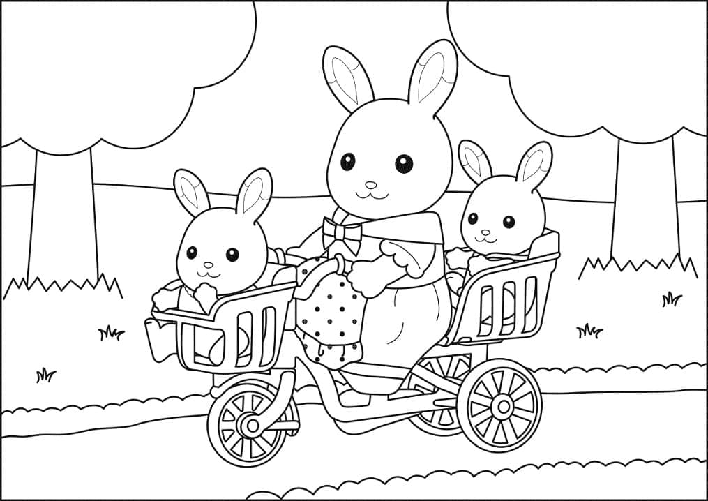 Free printable Sylvanian Families coloring page #185863 from Toys and Games collection
