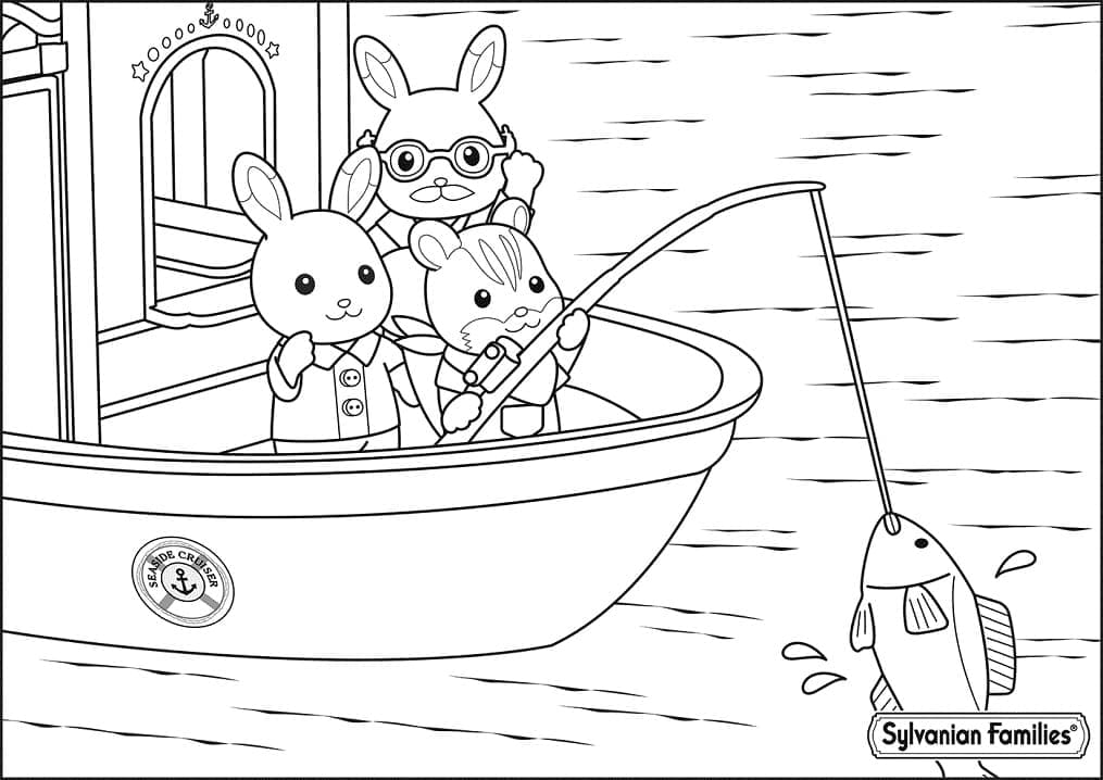 Free printable Sylvanian Families coloring page #185864 from Toys and Games collection