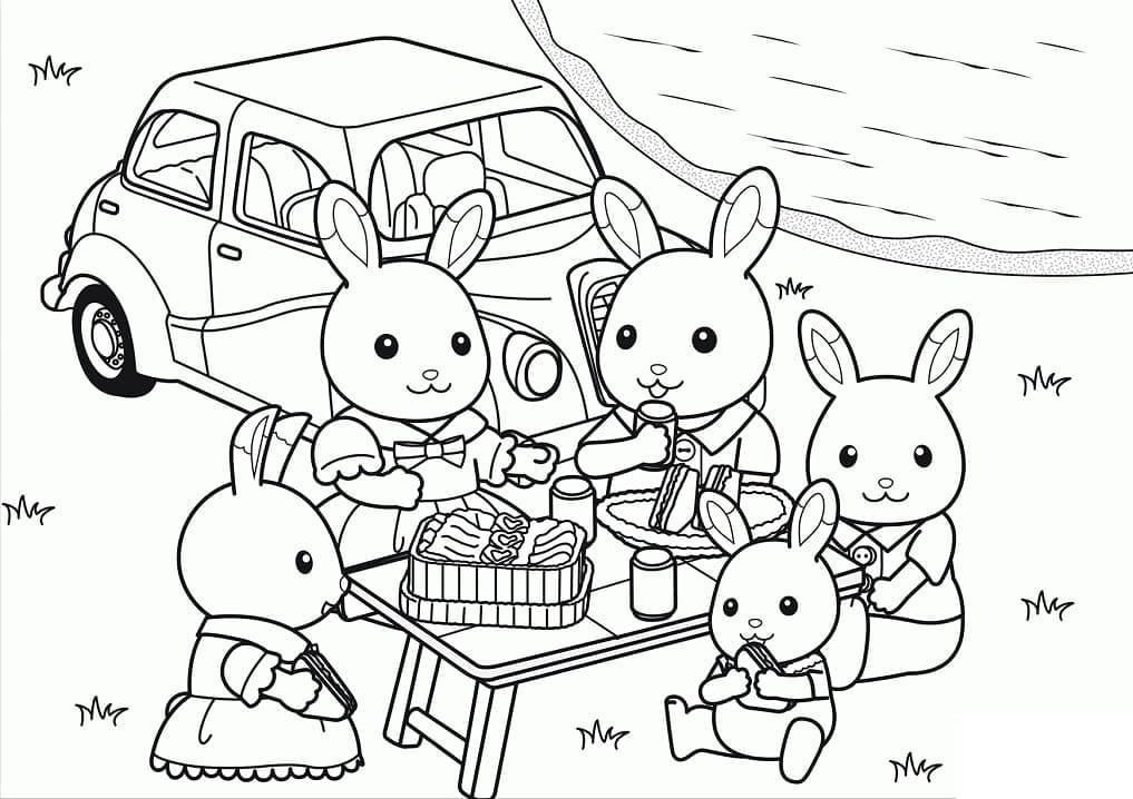 Free printable Sylvanian Families coloring page #185866 from Toys and Games collection