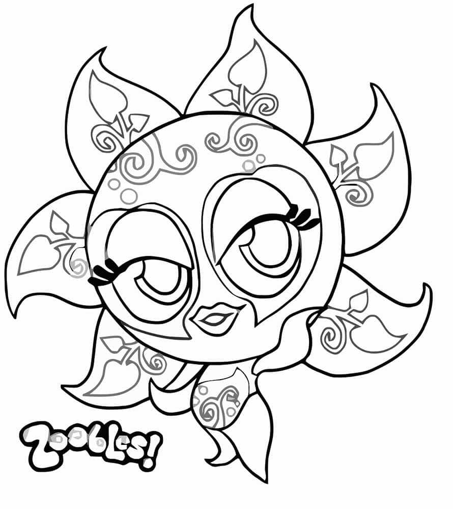 Free printable Zoobles coloring page #203690 from Toys and Games collection