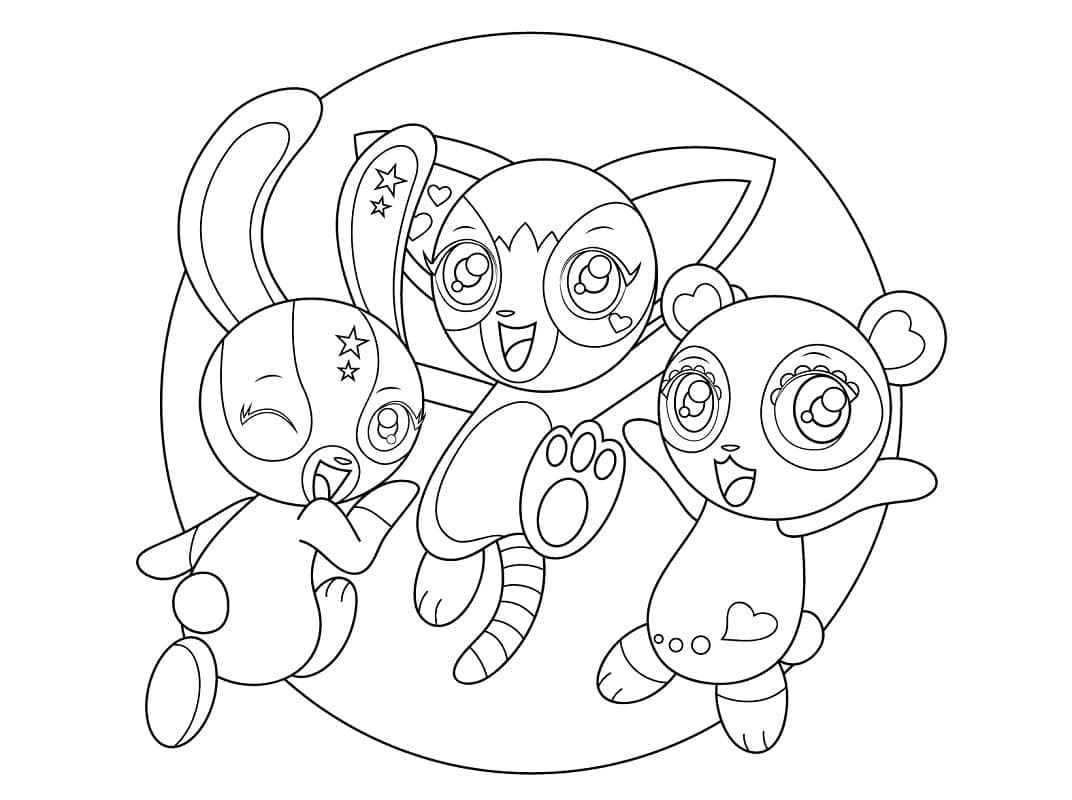 Free printable Zoobles coloring page #203692 from Toys and Games collection