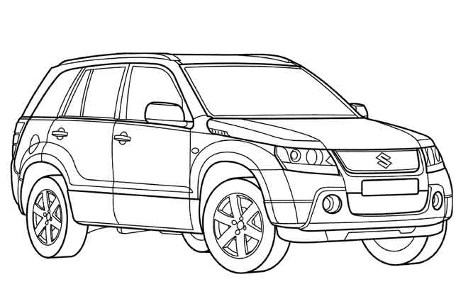 Coloring page: 4X4 (Transportation) #145918 - Free Printable Coloring Pages