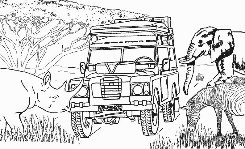 Coloring page: 4X4 (Transportation) #145928 - Free Printable Coloring Pages