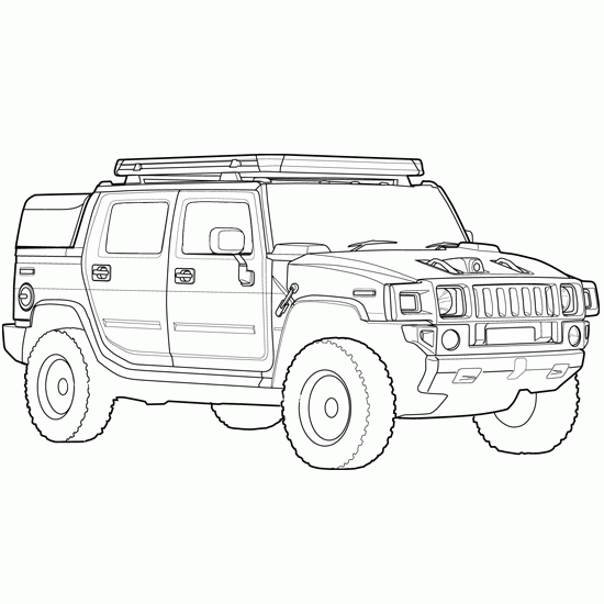 Coloring page: 4X4 (Transportation) #145937 - Free Printable Coloring Pages